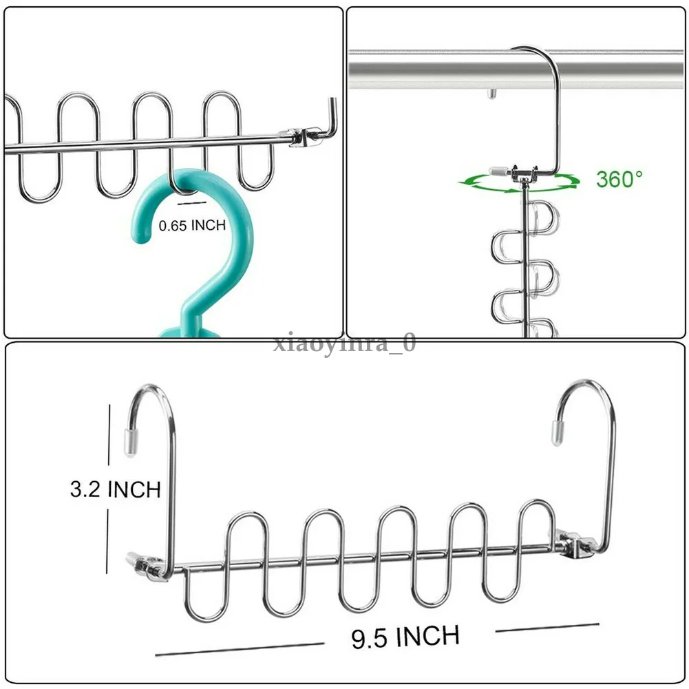 New Household Magic Cloth Hanger Multi-Purpose Hooks Wonder Space Saving Hangers Closet Organizer Hot 4PCS Set