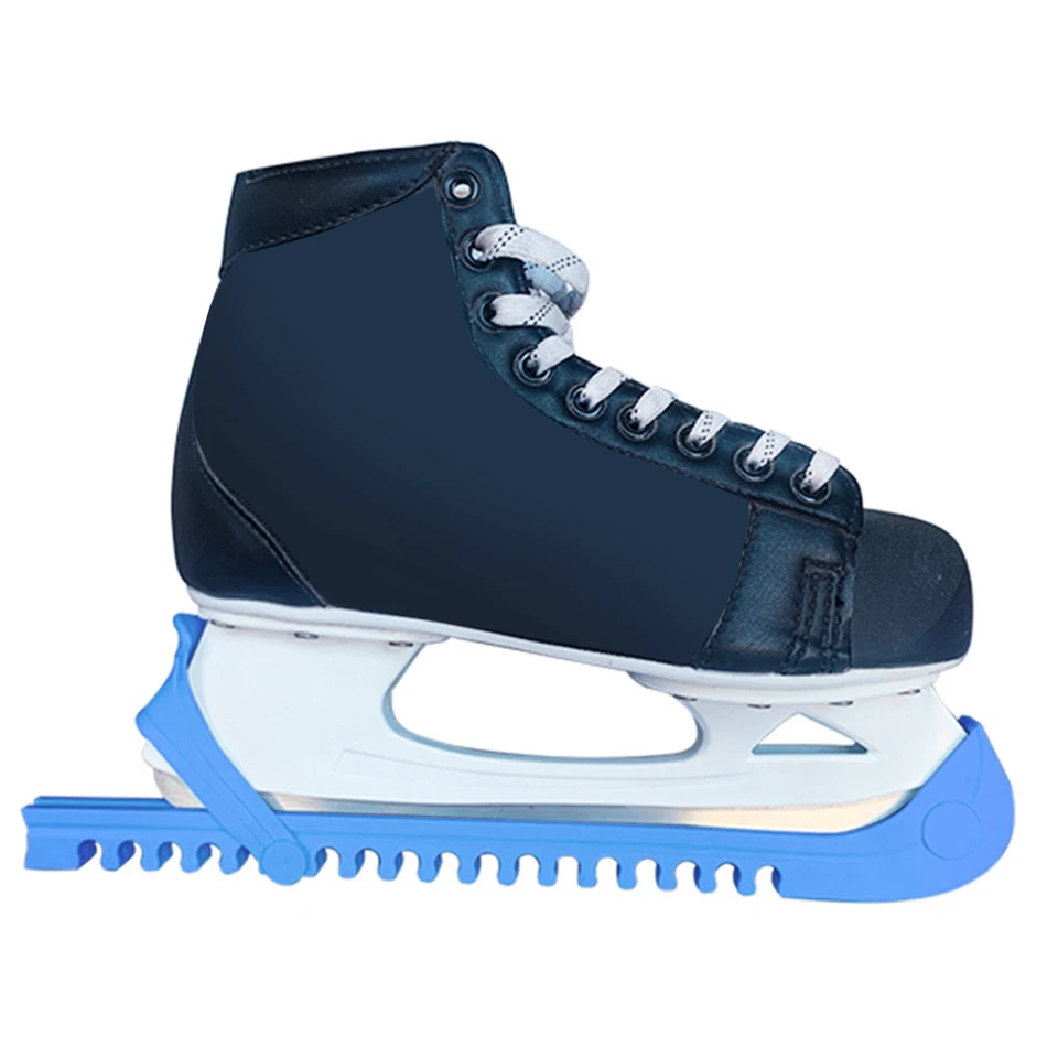 Protege Patin A Glace Protections De Lames Pour Patins à Glace - 1 Paire Réglable - PXC Résistant - Hockey Et Patinage Artistique - Noir Protections Lames Patins