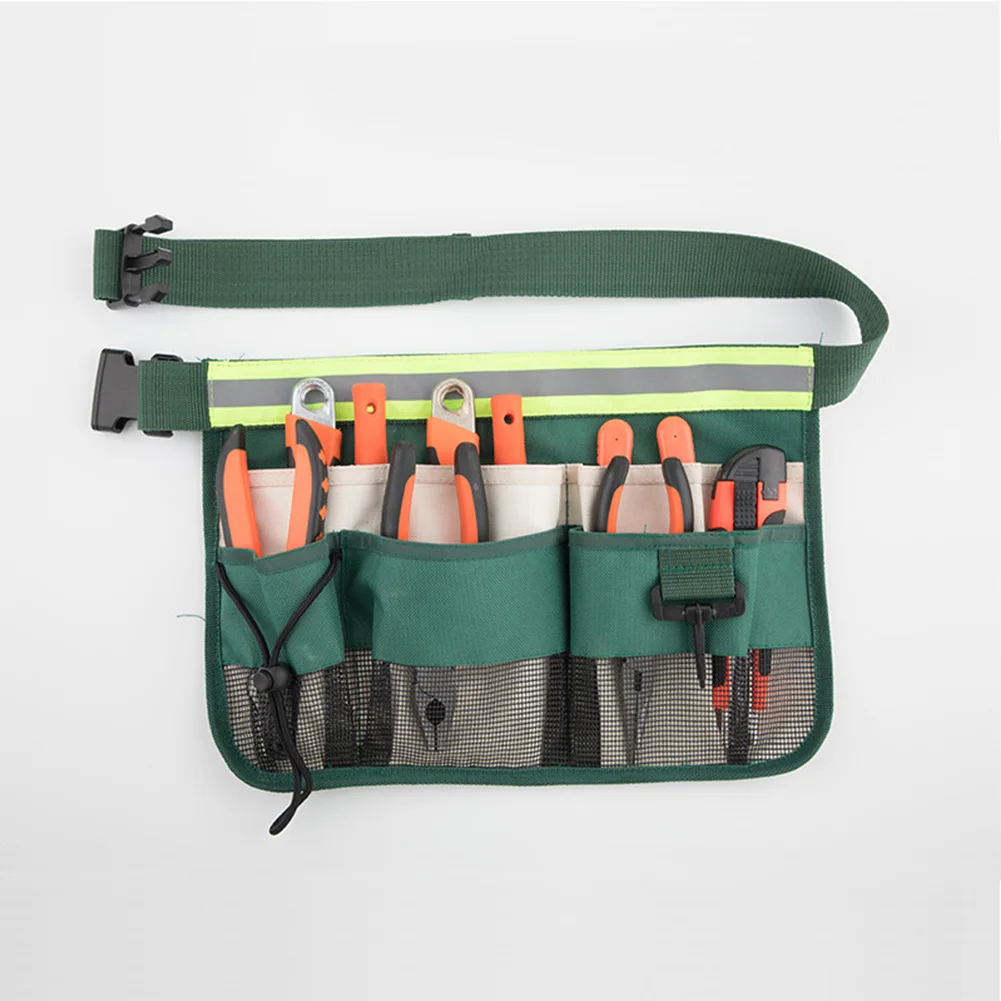 

Horticultural Cashier Waist Pack Tool Bag Workers Home Storage Reflective Strip Garden Clean Multifunctional Oxford Cloth Waiter