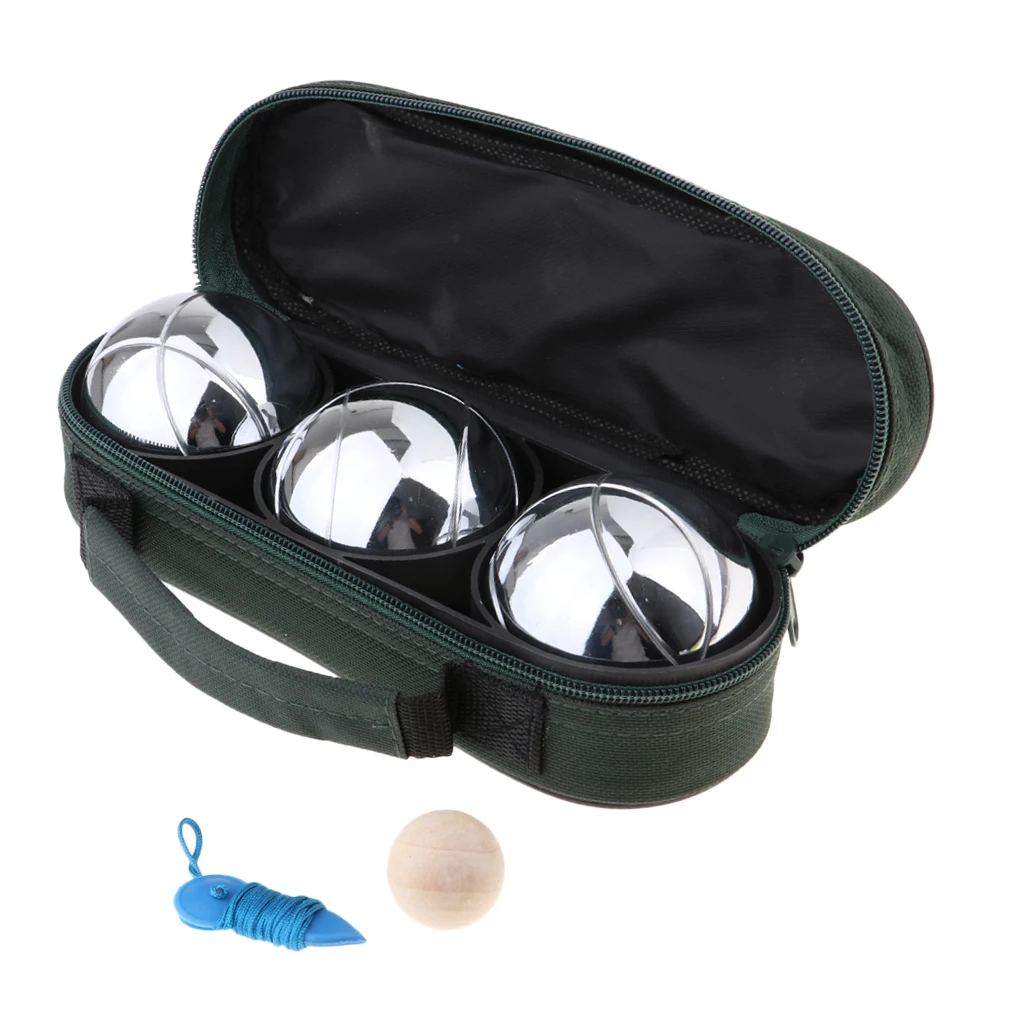 3pcs Economy Bocce Ball Set Backyard Beach/ Lawn Throw Game Equipment Training Set