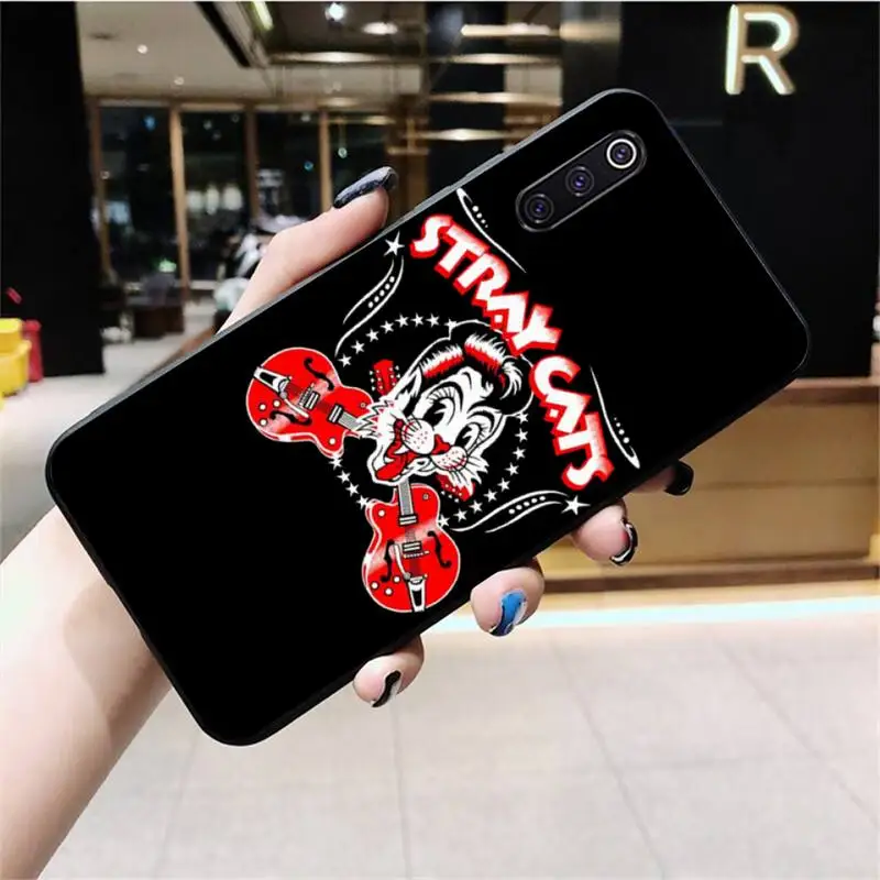 Stray Cats Rockabilly Slim DIY Printing Phone Case cover Shell for Xiaomi Mi10 10Pro 10 lite Mi9 9SE 8SE Pocophone F1 Mi8 Lite xiaomi leather case