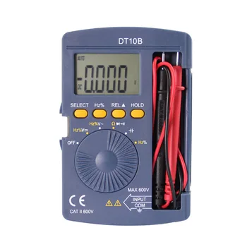 

DT10B Digital Multimeter AC/DC Voltage Meter Handheld Multitester Profesional Voltage Current Resistance Bapacitance Tester