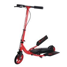 Складной детский шаговый скутер двойная педаль ножного привода скутер тренировочные качели скутер с двойной педалью