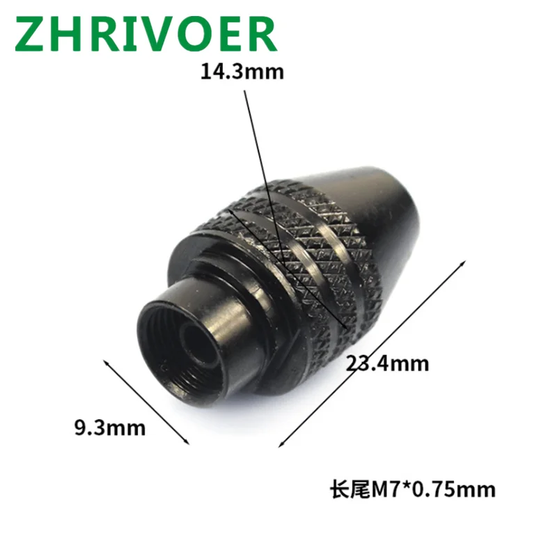 Electric grinding accessories multi-functional chuck mini three jaw drill chuck 0.3-3.2mm customized electric grinding chuck
