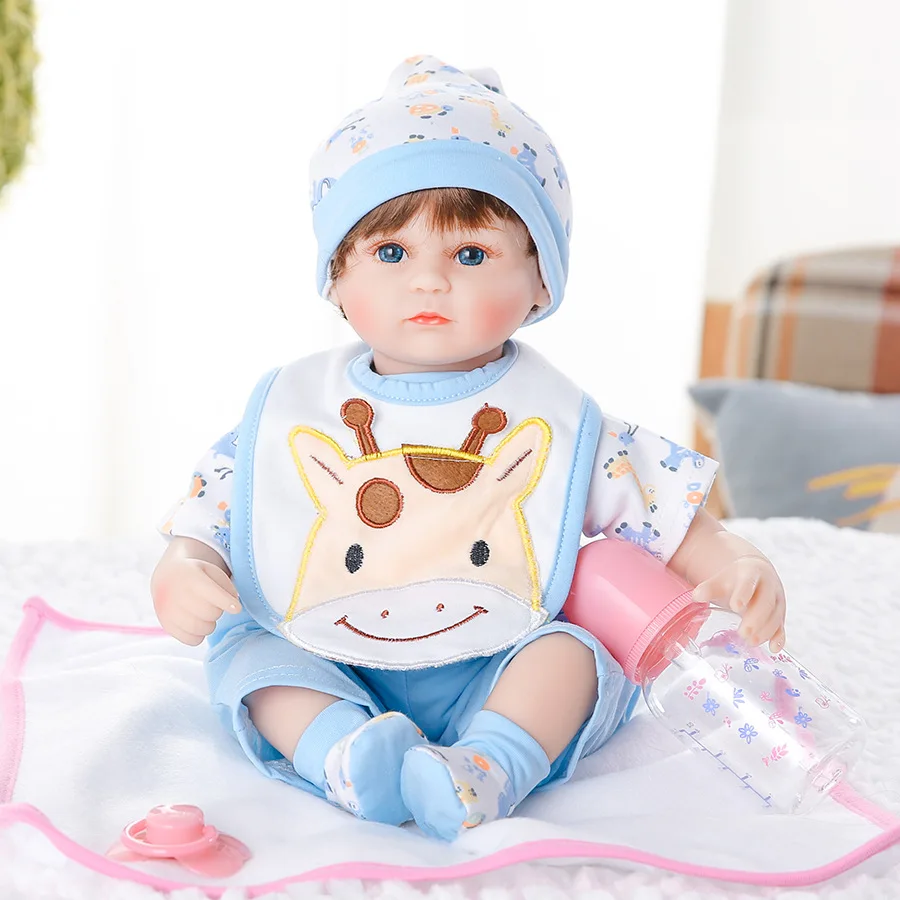 

45cm Rebirth doll simulation baby doll environmental protection material vinyl soft baby