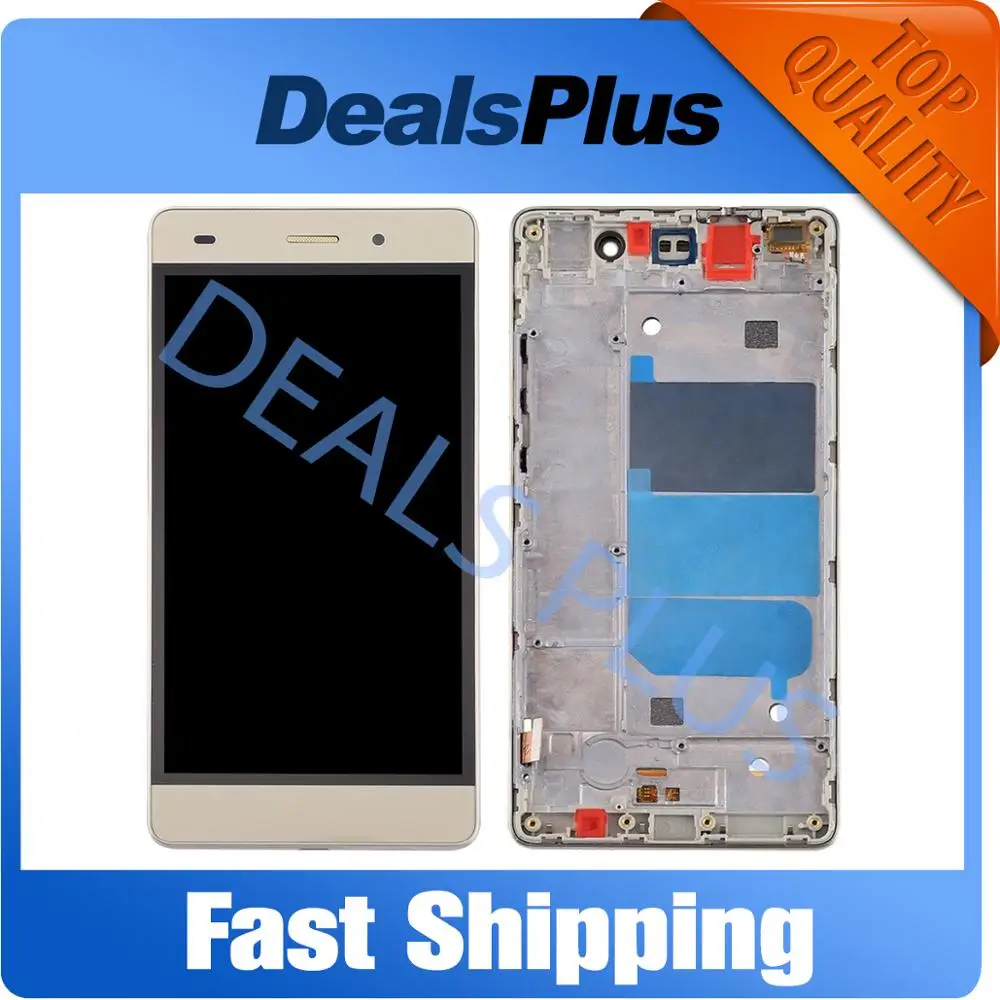 

New Replacement For Huawei P8 Lite ALE-L04 ALE-L21 LCD Display + Touch Screen with Frame Assembly 5-inch Gold