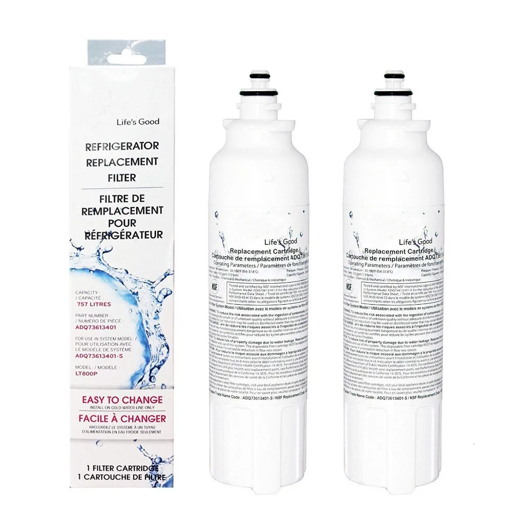 

Household Kitchen Water Purifier Filter Direct Drinking Refrigerator Carbon Water Filter Replacement for LG Lt-800p 2 Pcs/lot
