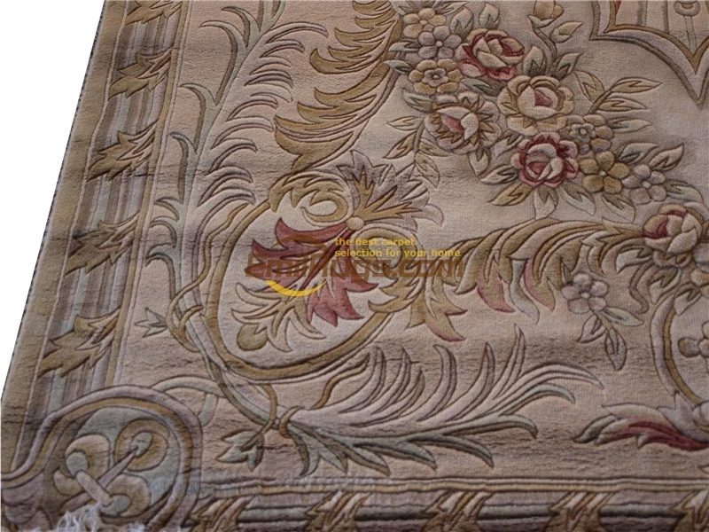 Европейский ковер aubusson французский шик коричневый модный домашний декоративный коврик