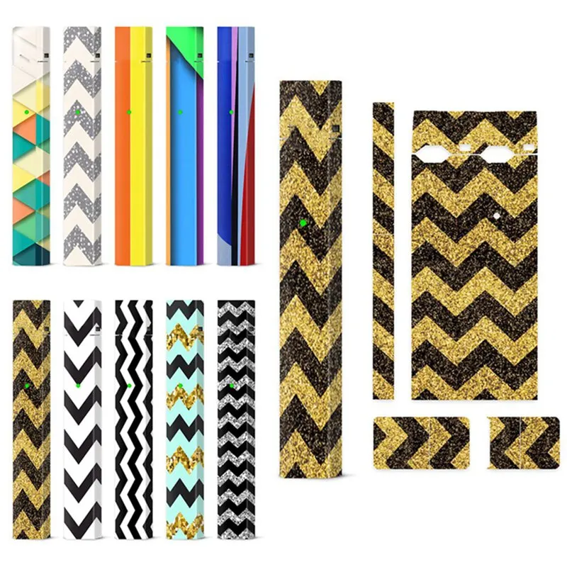 

Skin Sticker Colorful Painting Pattern Protector 3M Design Wrapper Vape Accessories For JUUL