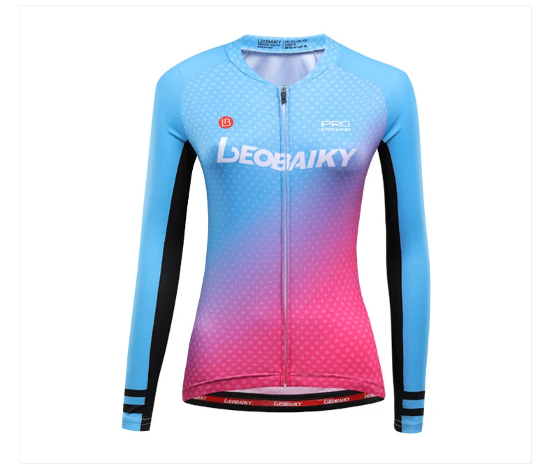 LEOBAIKY Pro велосипедная майка женская велосипедная одежда Roupa Maillot ciclismo с длинным рукавом для езды на велосипеде Женская одежда для велоспорта