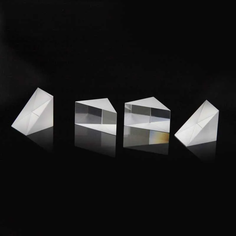Optical Glass 15MM Triangular Prism Right Angle Prism Prism Optical Experiment Prism Right Angle Prism Optical BK7 Glass