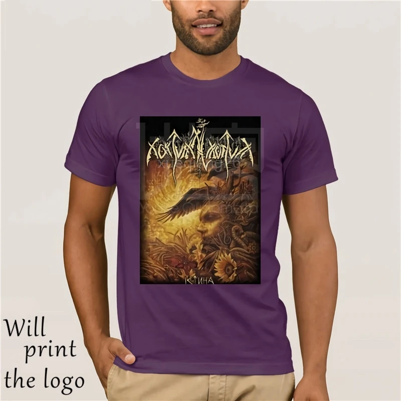 Nokturnal Mortum-Verity T-SHIRT L Drudkh Kroda Graveland Mgla Kampfar Temnozor 100% Cotone Manica Corta O-Collo Magliette e
