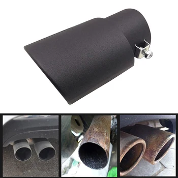 

Exhaust Tail Pipe Nozzle End Auto Throat Stainless Steel Outlet Car Rear Muffler Replacement for Odyssey Accord CRV