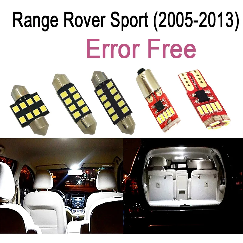 

28pcs Error free License plate lamp + interior bulb LED Reading light full kit for Land Rover for Range Rover Sport (2005-2013)