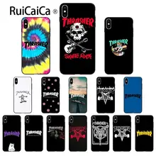 Ruicaica модный тренд скейтборд Thrash Проектор DIY чехол для Apple iPhone 8 7 6 6S Plus X XS MAX 5 5S SE XR мобильные чехлы