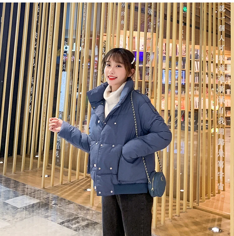 Женское зимнее черное короткое пальто, куртка Harajuku, уличная одежда, корейская мода, парки, одежда для женщин, ветровка xxl