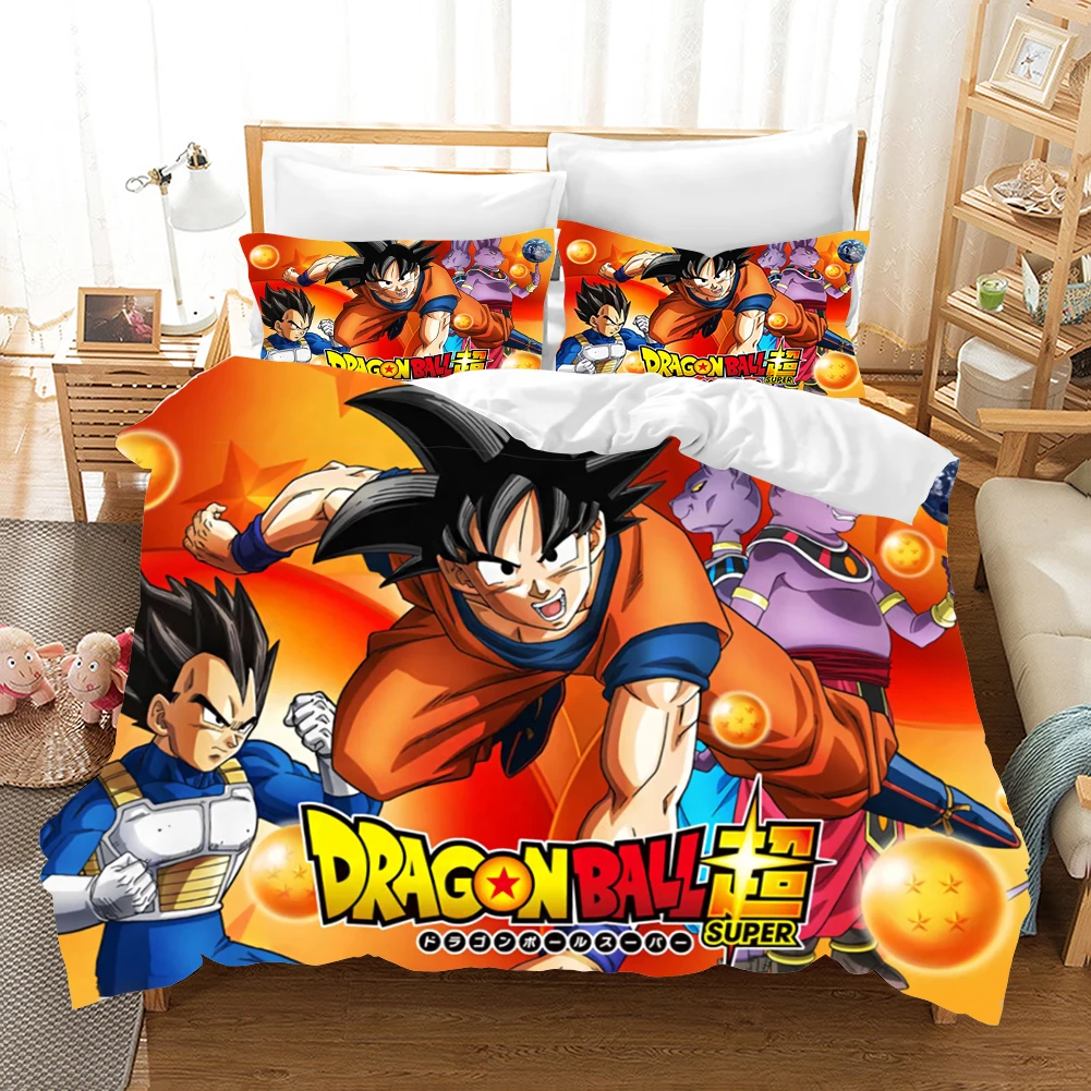 8 Dragon Ball Z 3d постельное белье набор пододеяльников наволочки Аниме Супер Saiyan Детская комната Декор одеяло постельное белье набор s постельное белье - Цвет: 8
