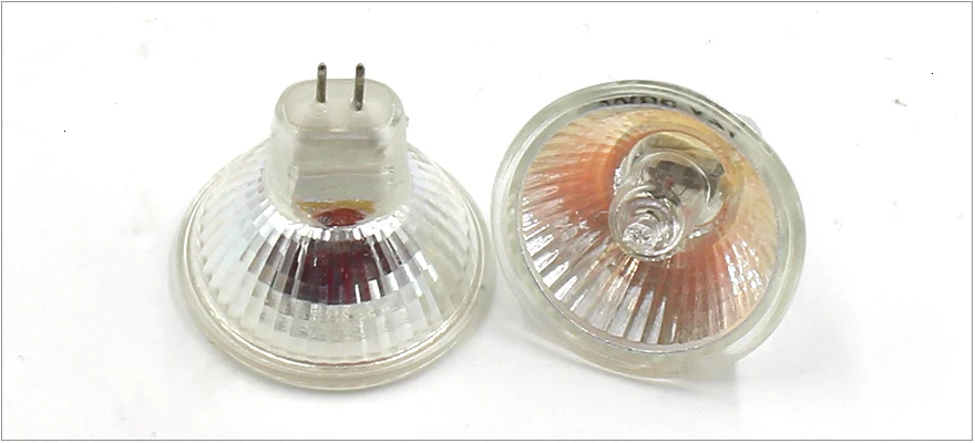 LEDIARY 10 шт. супер яркий затемняемый MR11 GU5.3 Галогеновый свет пятна 12 V/220 V 35 W/50 W галогенные лампы в форме чашки лампы из прозрачного стекла
