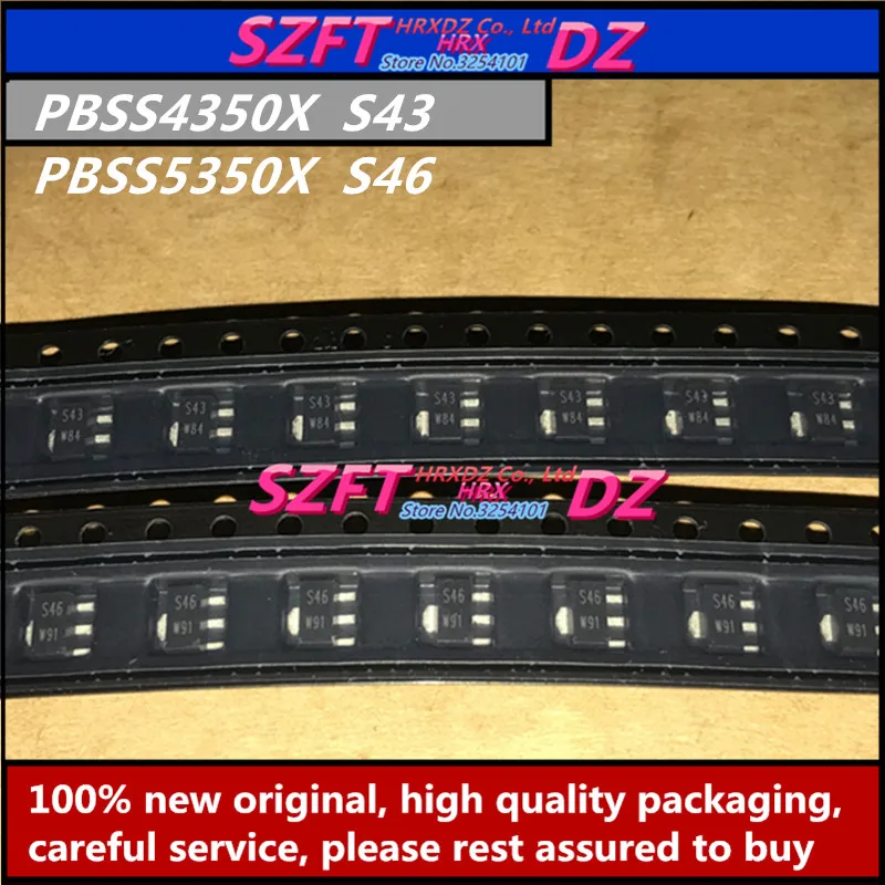 SZFTHRXDZ 10 комплектов PBSS4350X PBSS5350X S43 S46 SOT89