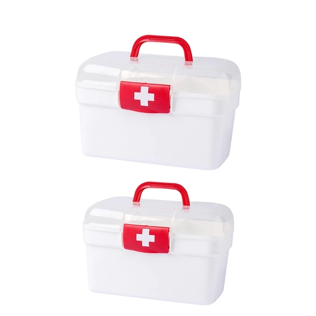 First Aid Kit Medical Storage Box Container