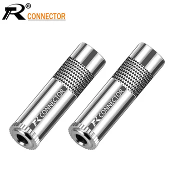 

3pcs New Arrival Smooth Silver Jack 3.5 Audio female jack 3.5mm 3 pole Stereo socket Gold Plated Wire Connector Earphone DIY