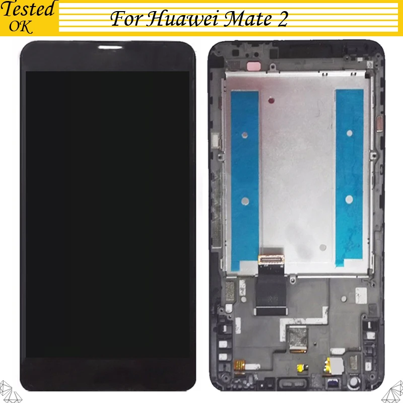 Для huawei mate 2 ЖК-дисплей с сенсорным экраном дигитайзер с рамкой для huawei Asend mate 2 ЖК-сборка