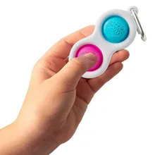 

The Latest Montessori Anti Stress And Irritability Toy Simple Dimple Toy Decompression Board Controller Educational Toy