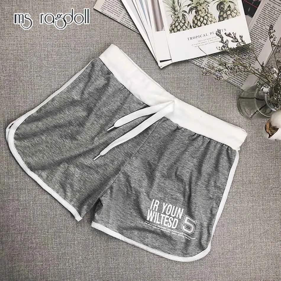 MS, женские шорты Ragdoll, спортивные, для фитнеса, тренировок, спортивные шорты, Deportivo Mujer, для спортзала, для бега, шорты, одежда для бега - Цвет: DarkGrey