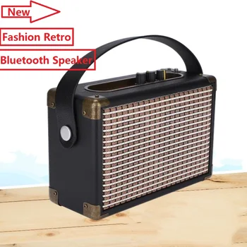 

Retro Bluetooth audio wireless wooden speaker nostalgic classic portable outdoor portable card radio