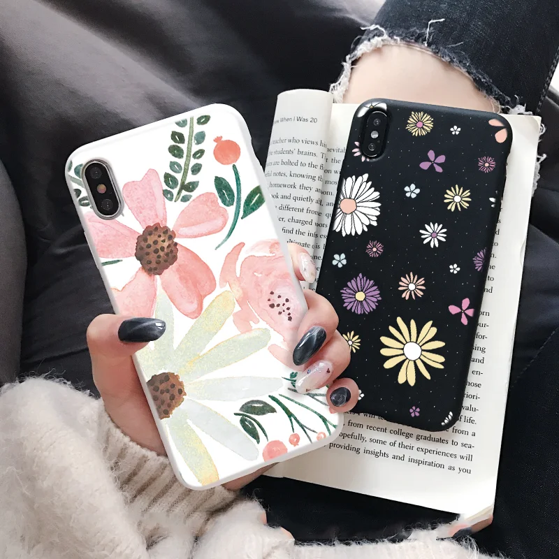 Цветной чехол с ромашками для Huawei Honor 9A 9S 10i 8X 20 10 Y6p Y5p P20 P30 P40 Pro Plus Lite E P Smart 2020 2019 |