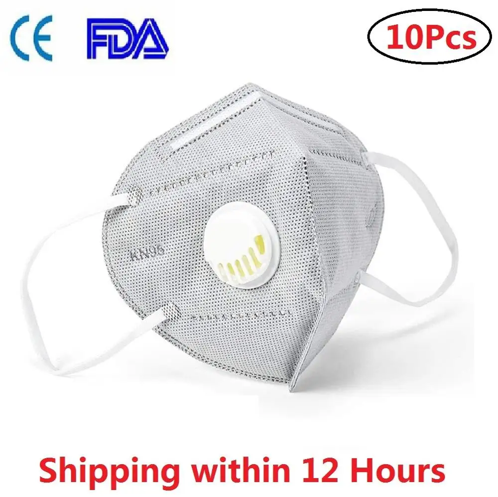 

10pcs Adults Reusable Face Masks Mascarillas Anti-PM2.5 Masks for Germ Protection Respirator Grey Safety Mask Dust Safe Masks