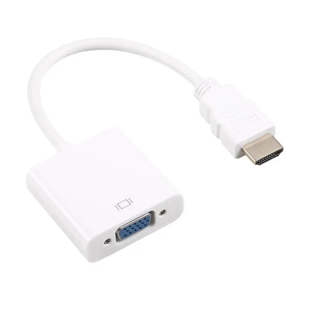 NEW HDMI Male to VGA Female Video Cable Cord Converter Adapter 1080P QT | Электроника