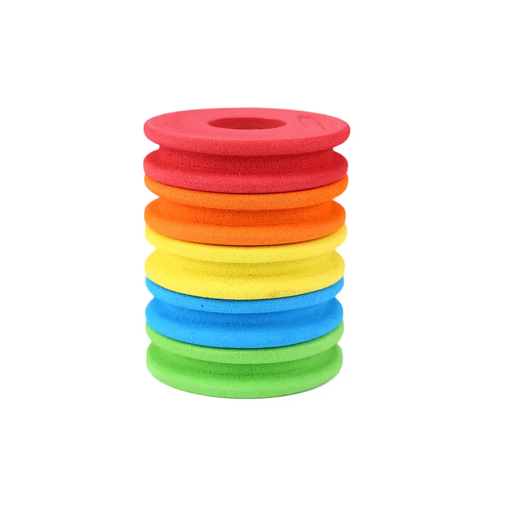 

100pcs Foam Winding Board Fishing Fish Line Shaft Bobbin Spools Tackle Foam Winding Plate Spool