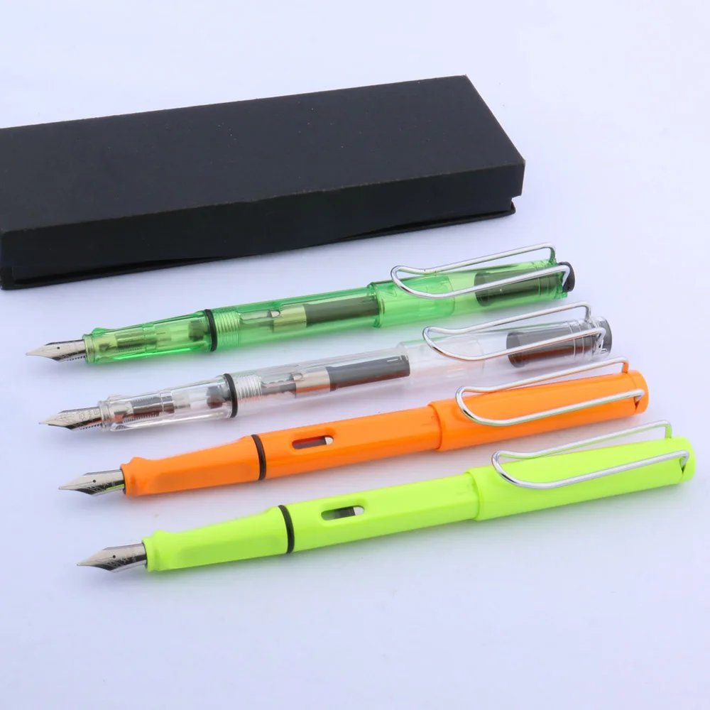 Новинка JINHAO 599 перьевая ручка Прозрачный Качественный модный дизайн M