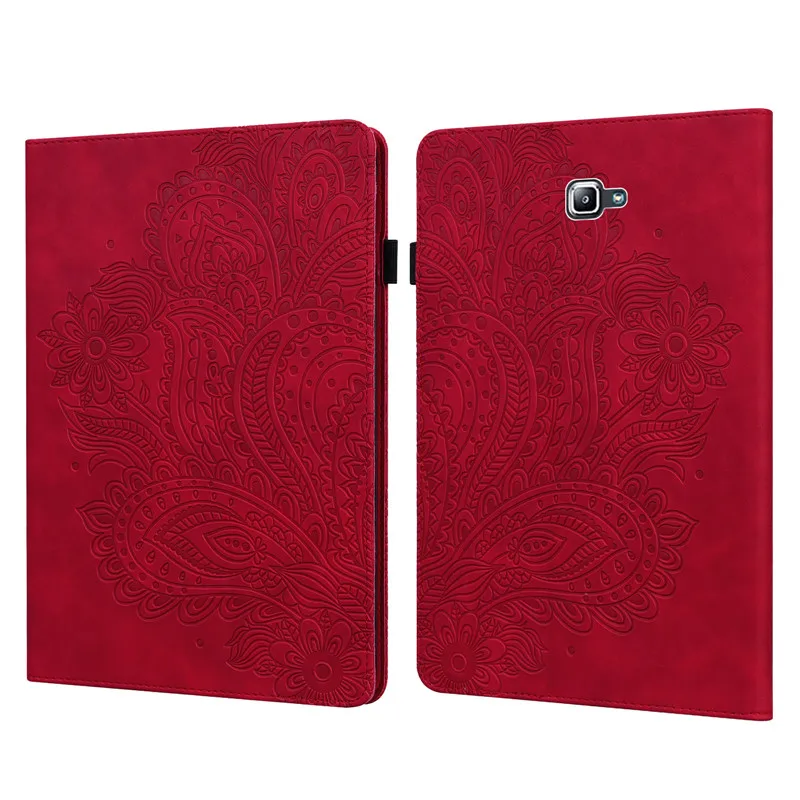 coque en cuir gaufré pour tablette étui pour galaxy tab tab horizon