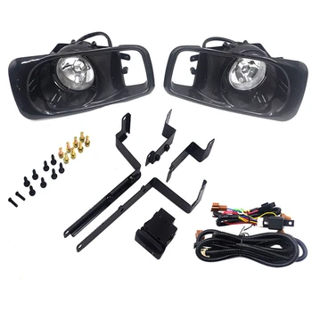 

for Honda Civic EJ EM EK D16 Facelift Driving Bumper Fog Lamp + White Light Bulb + Switch (Transparent Lens)