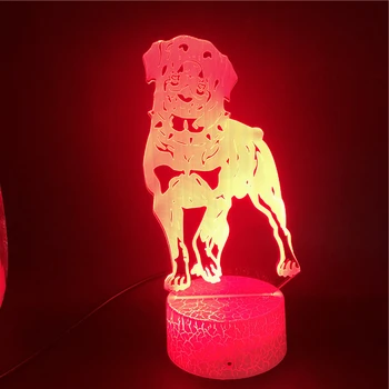 

Smart Phone Control Shepherd Dog LED Night Light USB Best Gift for Child Touch Sensor RGB Decoration Cartoon Table Lamp Bedroom