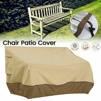 

Outdoor Sofa Cover Dustproof & Waterproof Chair Awning Furniture Dust Cover Wtih Vents 210D Silver Coated Oxford Cloth Dustproof