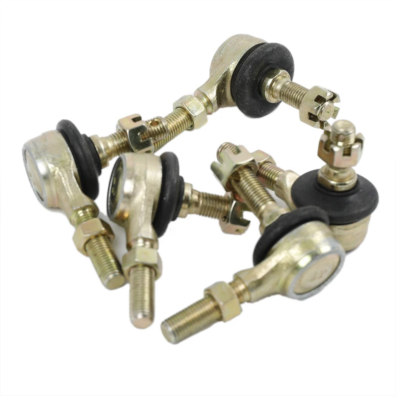 Mayitr 1Pair Metal M10 Turn To Tie Rod Ball Joint For 50Cc 70Cc 90Cc 110Cc 125Cc 150Cc 200Cc 250Cc Atv Quad 4-Wheeler Karting