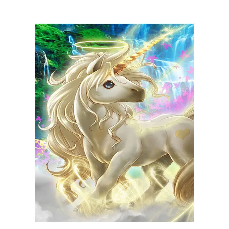 

Unicorn Paints For Animal Painting By Numbers On Canvas Coloring Drawing DIY Kits For Adults Picture Wall Decoration With Frame