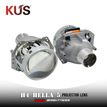 

2pcs 3.0 inch H4 hella 5 car Bi Xenon Hid Projector Lens Metal Holder Use D2s D2h Hid Xenon Bulbs For Car Headlight Hid Retrofit
