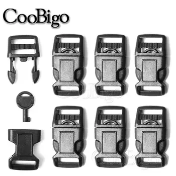 

100pcs 5/8" Buckle Hidden Universal Key Police Handcuff Lock Pin Outdoor Survival Tactical Backpack Strap Paracord Bracelet