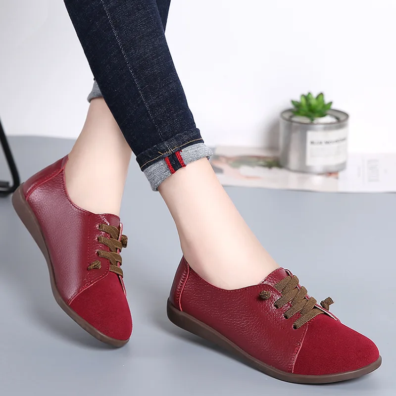 2021 New Women Shoes Casual Loafers Woman Plus Size 43 Flats Fashion Sneakers Ladies Elastic Band Shallow Female Slip-on Shoes