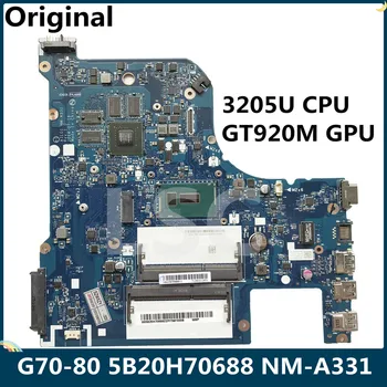 

LSC For Lenovo G70-80 Laptop motherboard 3205U CPU GT920M GPU AILG1 NM-A331 5B20H70688 DDR3L 100% working