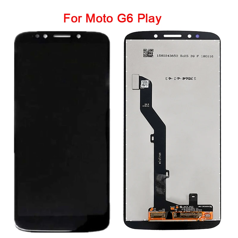 Оригинальный ЖК дисплей G6 для Motorola Play с рамкой 5 9 дюйма Moto Plus сенсорным экраном