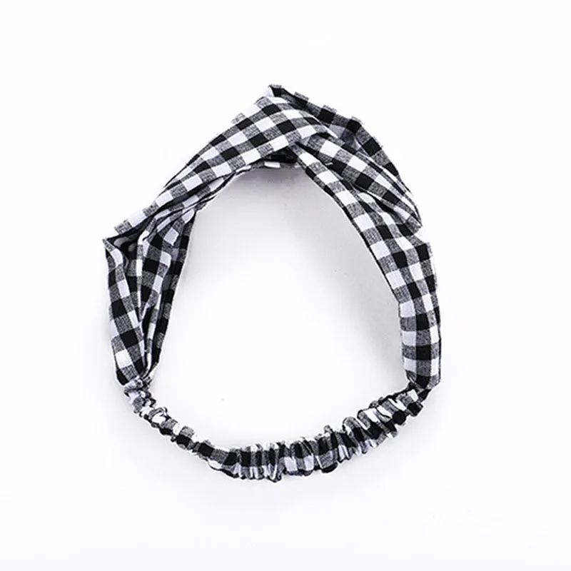 style 7 black Женская замшевая повязка на голову; сезон весна-осень; Винтажные эластичные резинки для волос с перекрестным узлом; мягкая однотонная повязка для волос для девочек; аксессуары для волос - Цвет: style 7 black