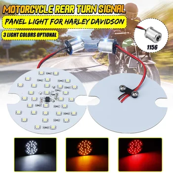

1Pair 30 SMD Motorcycle Rear Turn Signal Panel LED Light Bulb 1156 1157 30LED For Davidson