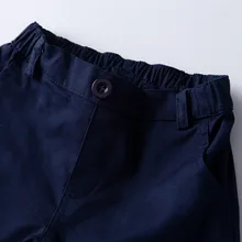 Новые стильные летние повседневные шорты на подтяжках для маленьких мальчиков, хлопковые прямые шорты на подтяжках для мальчиков