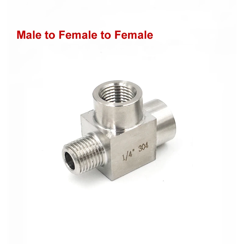 1 4 Npt Female Male Thread 304 Stainless Steel Tee Type 3 Way High Pressure Pipe Fitting Connector Pipe Fittings Aliexpress 1 4 Npt Female Male Thread 304 Stainless Steel Tee Type 3 Way High Pressure Pipe Fitting Connector Pipe Fittings Aliexpress