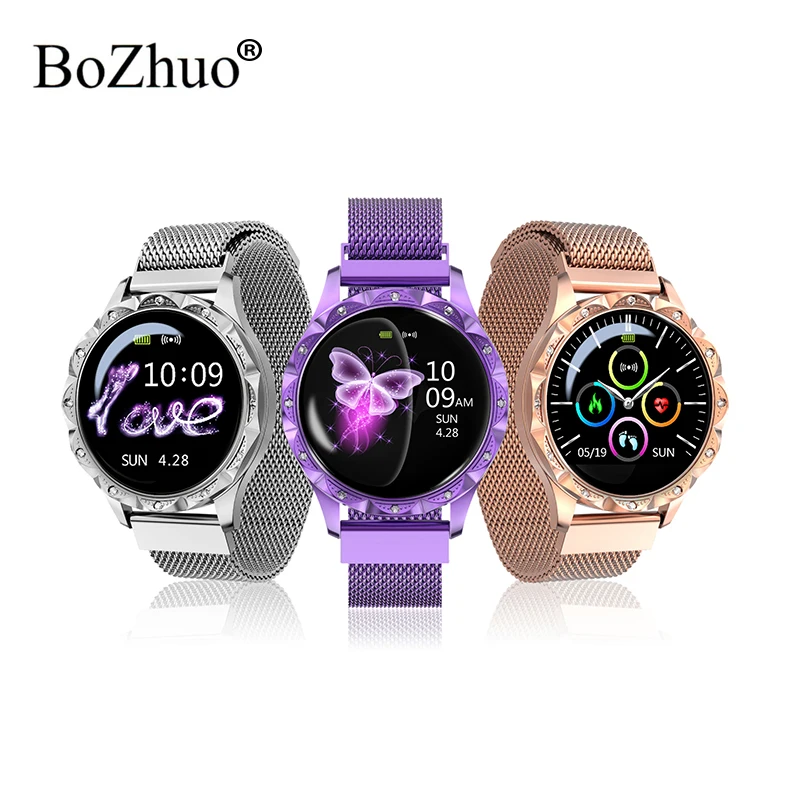 

New D18 Fashion Smart Watch Women IP67 Waterproof Smart Bracelet Heart Rate Monitor Wristwatch Sleep Monitoring Watch for Women